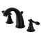 Kingston Brass KB980ACL Widespread Bathroom Faucet with Retail Pop-Up, Matte Black KB980ACL - alternate 1